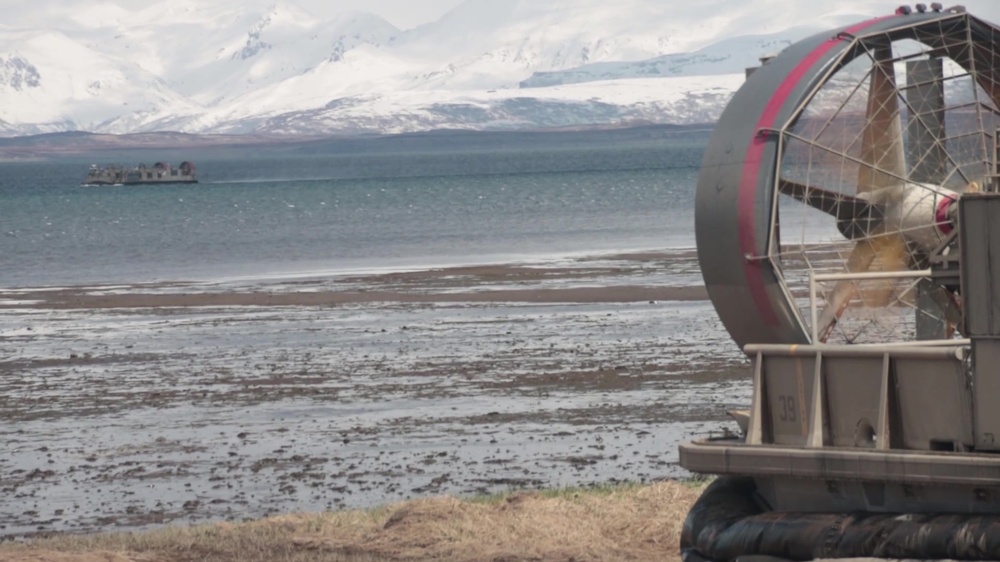 DVIDS Video 15th MEU HIMARS arrive in Cold Bay, Alaska for Northern