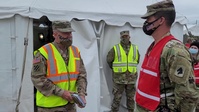 Joint Forces Land Component Command all-hazards surgeon visits Gary Community Vaccination Center