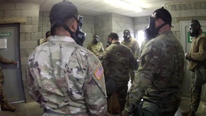 39th Strategic Signal Battalion CBRN defense training
