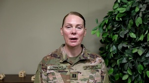 CPT Erica Connors Mother's Day Message