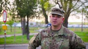 SGT Jacob Sliger Interview at Swift Response 21