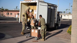 AZNG assists Yuma County with PPE storage