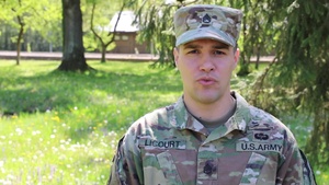Deployed 1st Cavalry Division Soldiers send Mother's Day Message