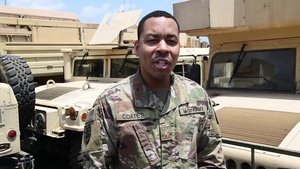 Laurel, Maryland, Soldier sends Wife and Sister Happy Mother's Day Message