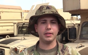 Waterbury, Conn. Soldier sends Mother's Day Message