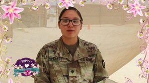 Task Force Spartan Mother's Day Shout Outs 2021