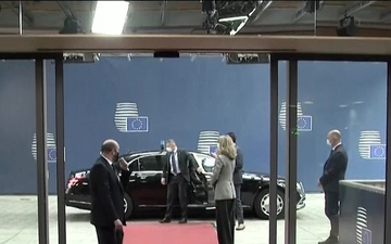 NATO Secretary General participates in the Council of the European Union (arrival)