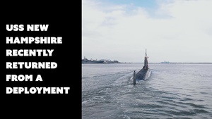 USS New Hampshire Returns From Deployment