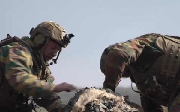 Belgian troops train in Lithuania as part of NATO’s enhanced Forward Presence