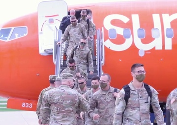 First Army Welcomes Home Delta Company, 1-133rd Infantry Regiment