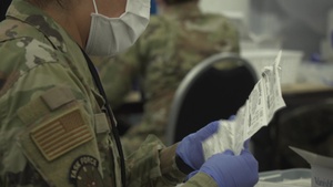 88 ABW Leadership Visits Vaccine Response Deployers B-roll