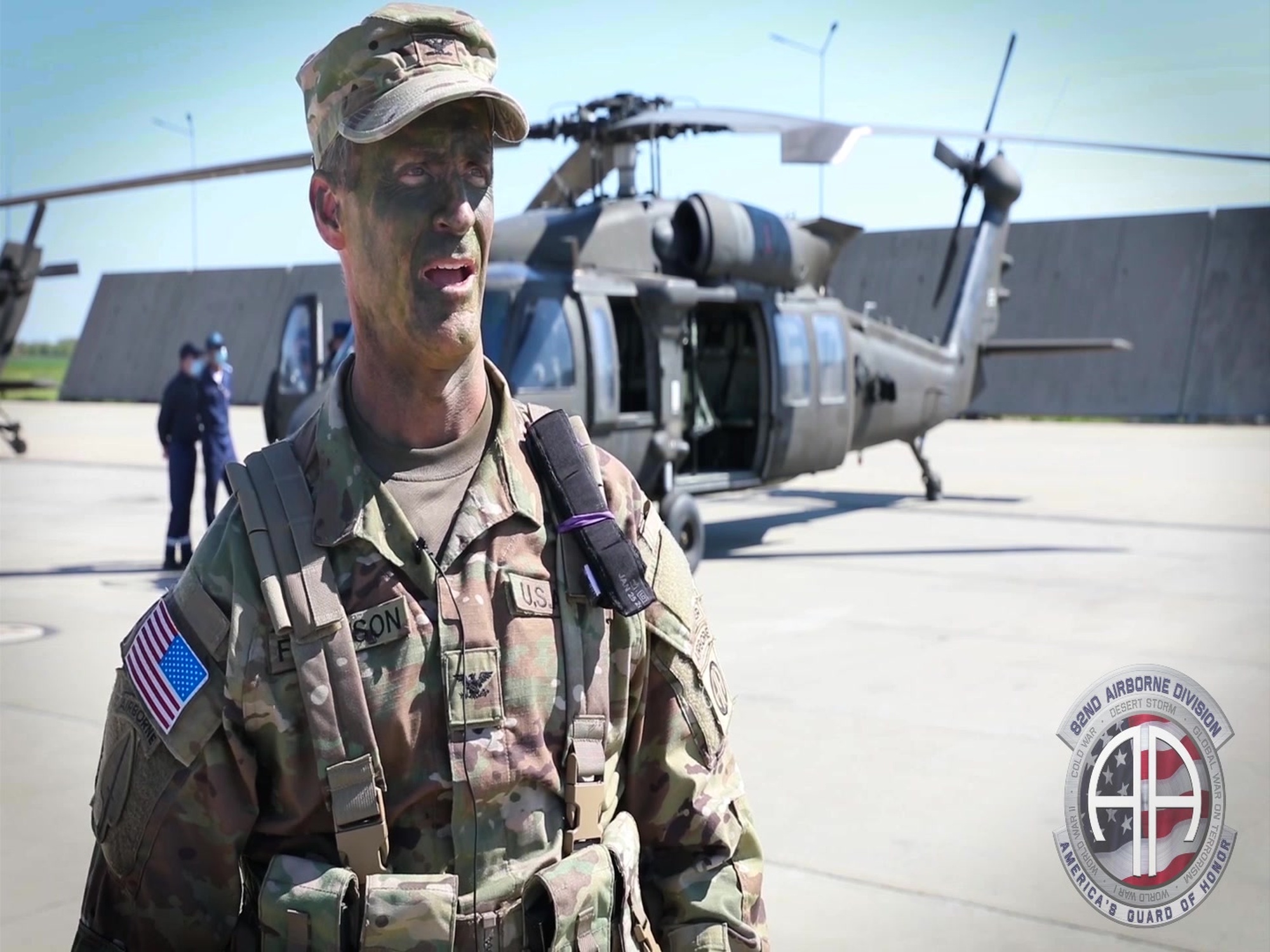 Camo Style US Army Paratroopers With The 82nd Airborne Division