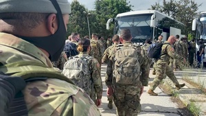 Florida Army National Guard Arrives in Skopje, North Macedonia