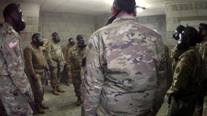 39th Strategic Signal Battalion CBRN defense training