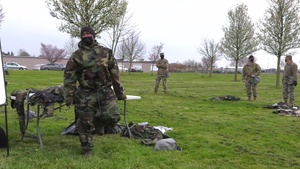 39th Strategic Signal Battalion CBRN defense training