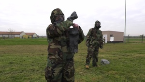 39th Strategic Signal Battalion CBRN defense training