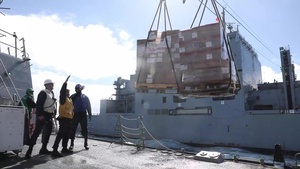 USS Paul Ignatius RAS with USNS McLean