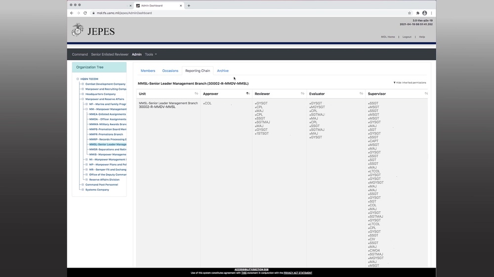 DVIDS - Video - Admin Dashboard JEPES