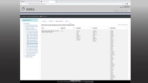 Admin Dashboard JEPES