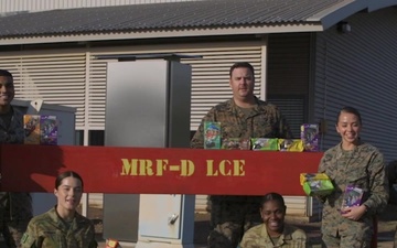 MRF-D says thank you for Girl Scout Cookie donation