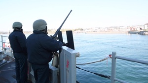 Carter Hall Operates with English, Portuguese Navies