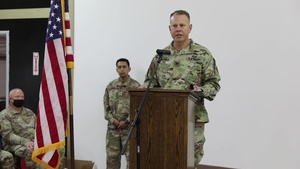 Task Force Phoenix commander gives TOA speech