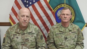 Mental Health Awareness Month Message from Brig. Gen. Dan Dent, Commanding General, Washington Army National Guard, and Command Sergeant Major Bruce Ecclestone, Washington State Senior Enlisted Advisor