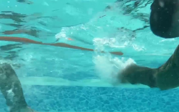 Best Warriors Test Their Swimming Skills