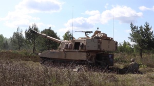 M109 Paladin Howitzer B-roll
