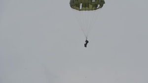 JGSDF Paratroopers Ground BROLL