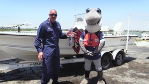Coast Guard, Wilmington Sharks team up for National Safe Boating Week