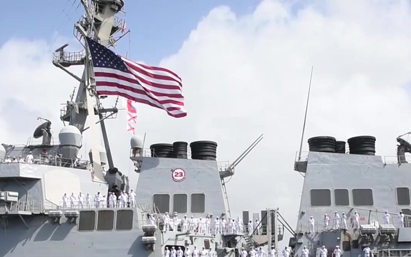 USS Russell Returns to Home Port