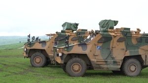 Turkish Vuran vehicles in Romania for NATO exercise Steadfast Defender 2021