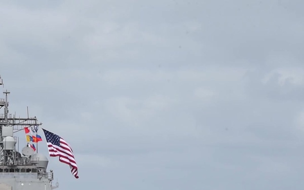 USS Bunker Hill Returns to Home Port