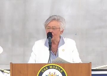 USS Mobile commissioning