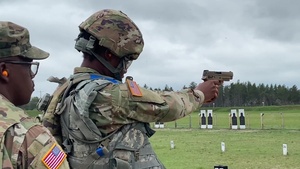 Soldiers Qualify on M17 for Excellence in Competition Badge