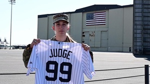 New York Yankees MLB Shout Out Senior Airman Tully