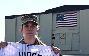 New York Yankees MLB Shout Out Senior Airman Tully