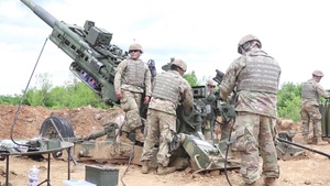First time US fires artillery in Croatia