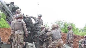 First time US fires artillery in Croatia