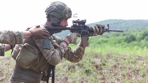 Multinational forces fire each others weapons