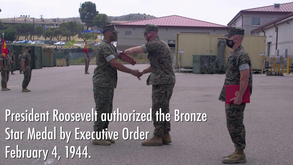 DVIDS Video Bronze Star Awards Ceremony