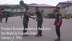 Bronze Star Awards Ceremony