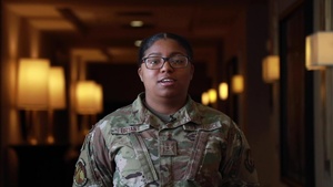 Airman Makailyn Bryant gives Memorial Day Shout-out