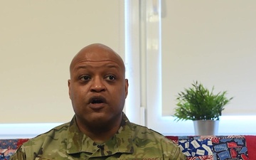 Tech Sgt Kinsey Brown interview on the Deployment Transition Center
