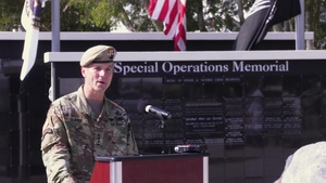 USSOCOM Observes Memorial Day