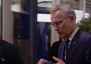 Arrival of NATO Secretary General at the informal meeting of EU Defence Ministers