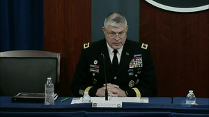 Top Army Official Holds Briefing on FY22 Defense Budget