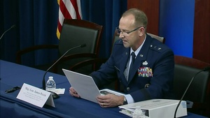 Top Air Force Officials Hold Briefing on FY22 Defense Budget