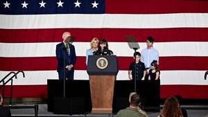 Mrs. Bean addresses Joint Base Langley-Eustis